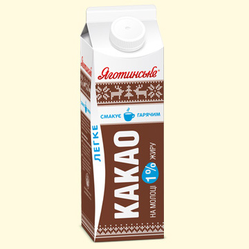 Лёгкое «Какао на молоке» от ТМ «Яготинское»